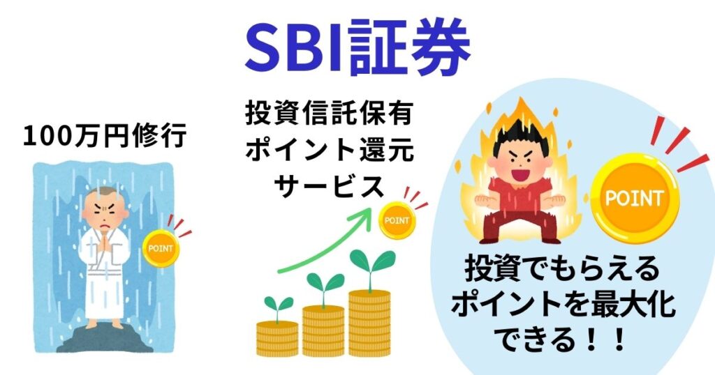 つみたてNISAで貯められるポイントは楽天証券よりもSBi証券の方が多い