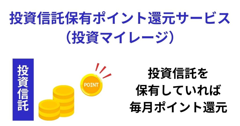 投信マイレージは投資信託を保有していれば毎月ポイント還元